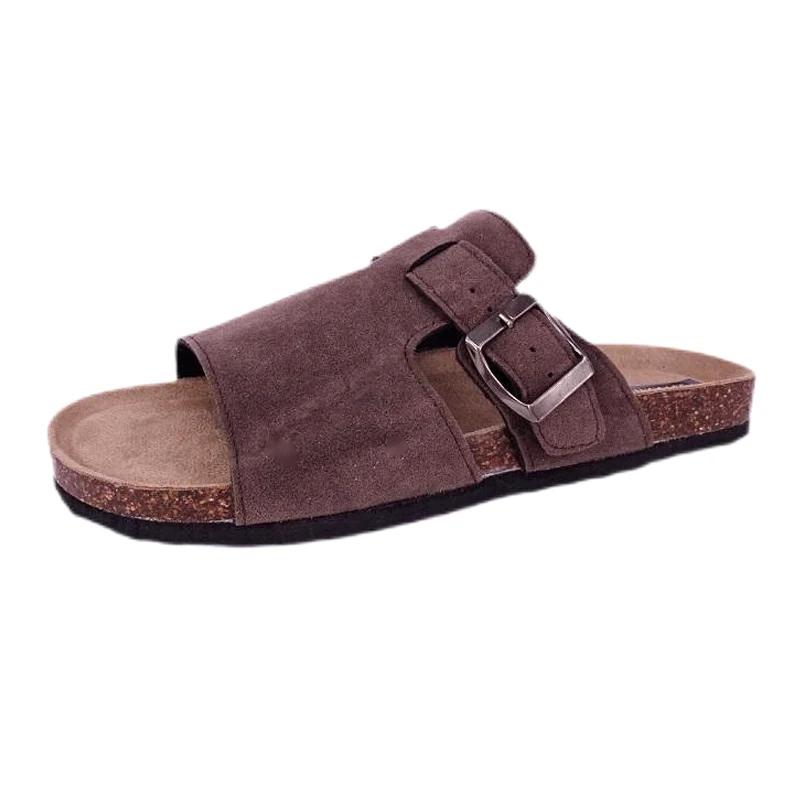 Flache Damen-Sandalen aus Kork