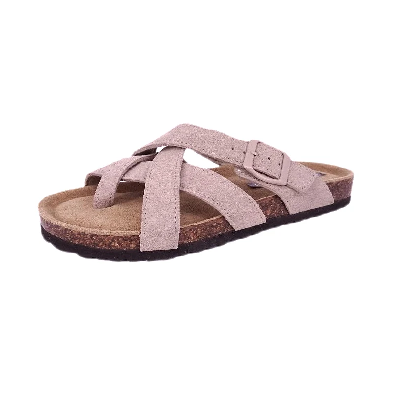 Flache Sandalen mit Fußbett für Damen