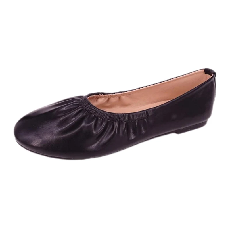 Weiche, elastische Ballerina-Freizeitschuhe für Damen